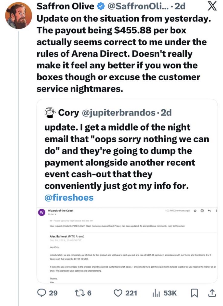 thefuryone987's tweet photo. Its been many months and still nothing about EOE boxes.. Solved cases are only randomly closed without any action.
Saw posts about equivalent cash payment and even ok for that

Also got another regular box pending..

Please help, tagging as i saw your previous posts attached https://t.co/KeLrT51csO