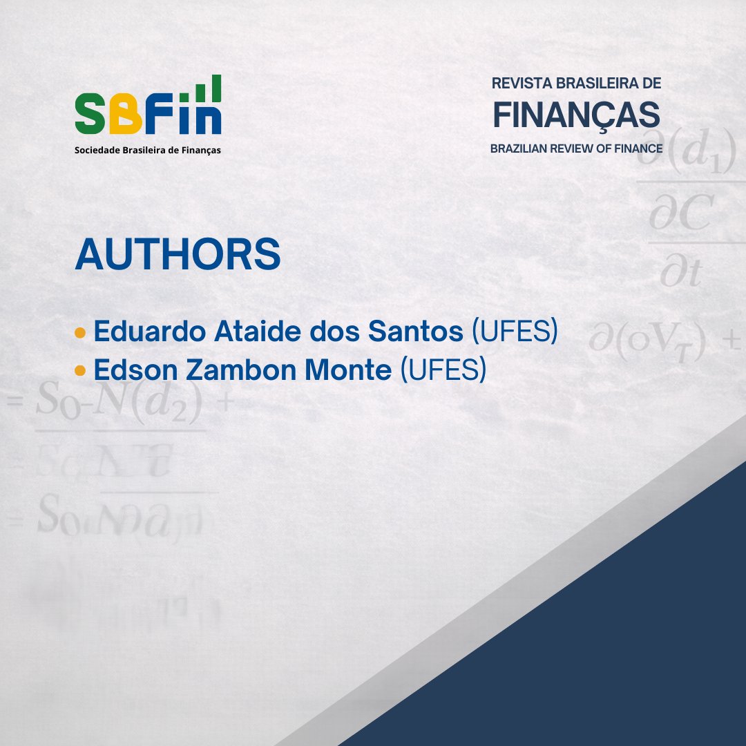 Sociedade Brasileira de Finanças (SBFin) tweet media