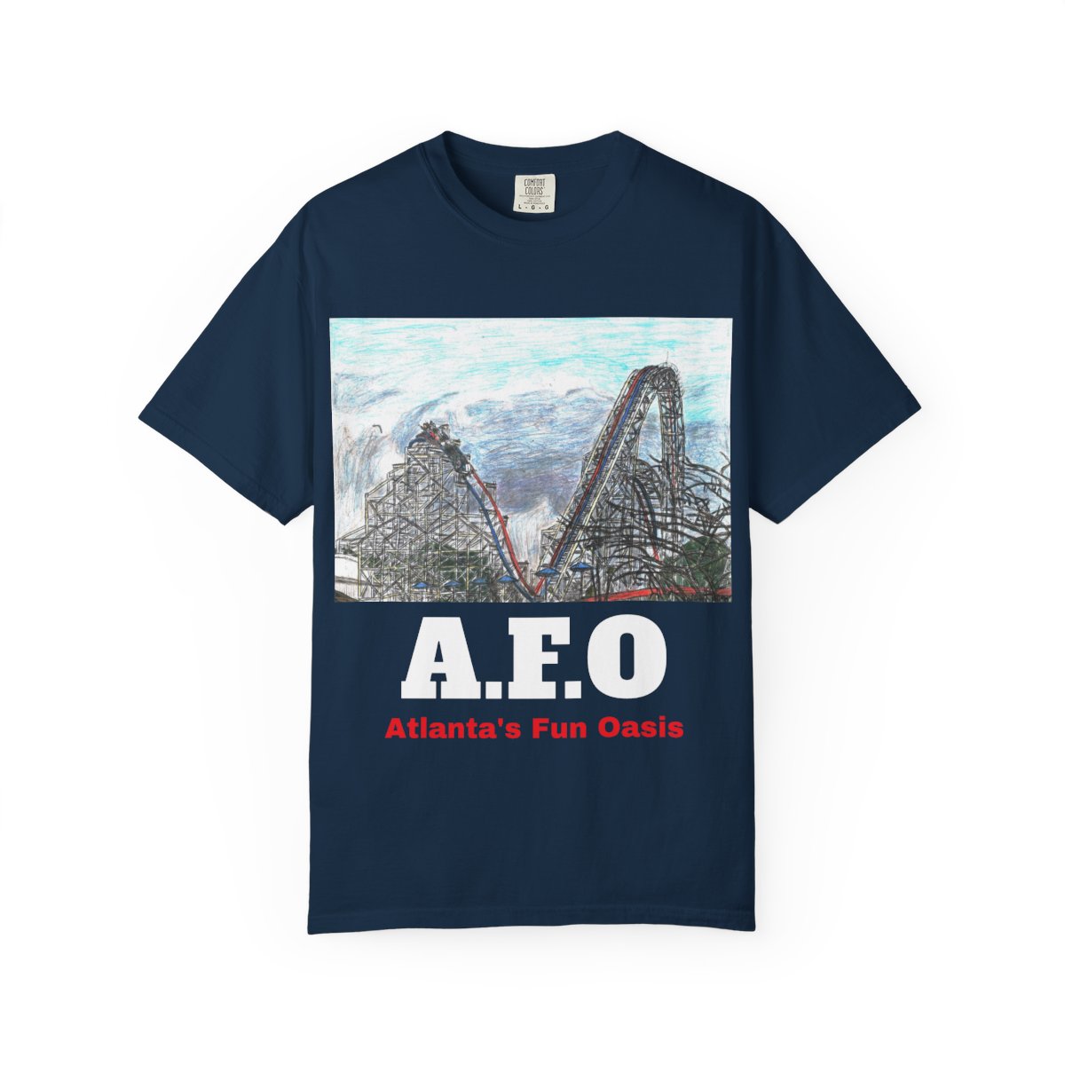 CallenHuey's tweet image. Hey, roller coaster fans!!!  My sketch of ArieForce One at @FunSpotAtlanta is now available as a comfort tee.

Shop here:  callenspanoramas.etsy.com/listing/446937…
#ArieForceOne #rollercoasters #FunSpotAtlanta #AtlantaGA #RockyMountainConstruction #rollercoastertee #rollercoasterart @ElToroRyan