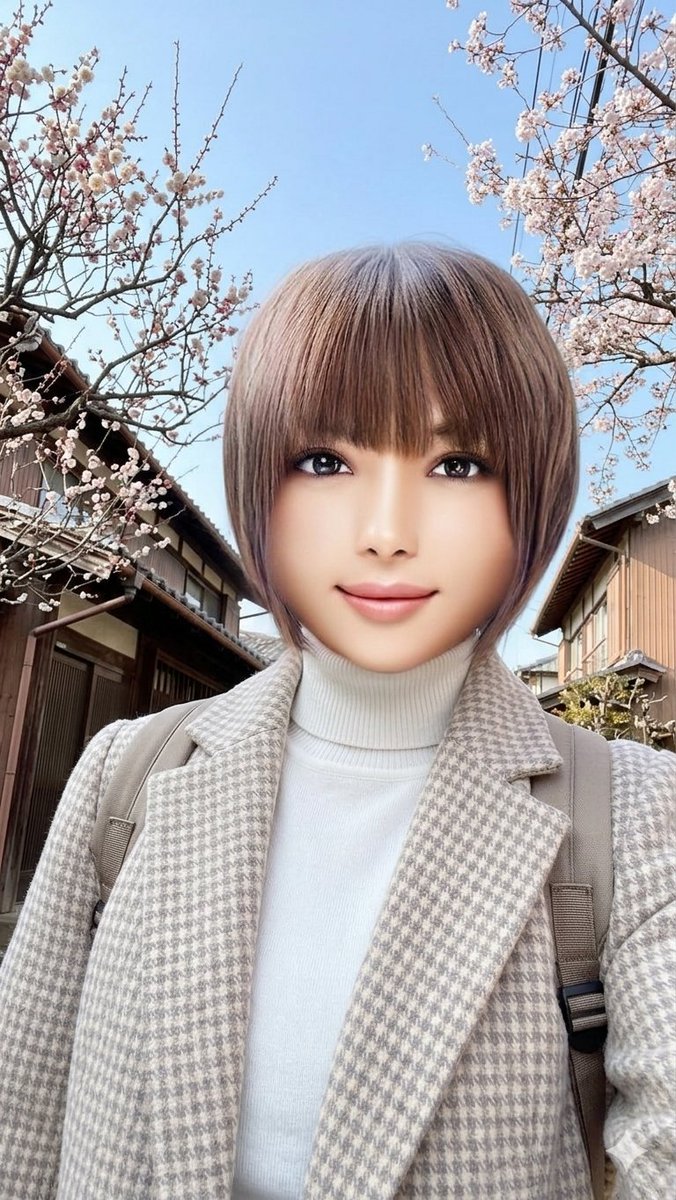 miyuki_p57yrbnd's tweet image. おはようございます🥰
深雪地方は、10°Cを下回る朝です🥶
早く暖かくなって欲しいなぁ😅

お仕事の方はご安全に🍀
お休みの方は良い休日を💕
水曜日もよろしく👍
#自撮加工　#faceapper #gemini
2026年終了の日まで297日😁