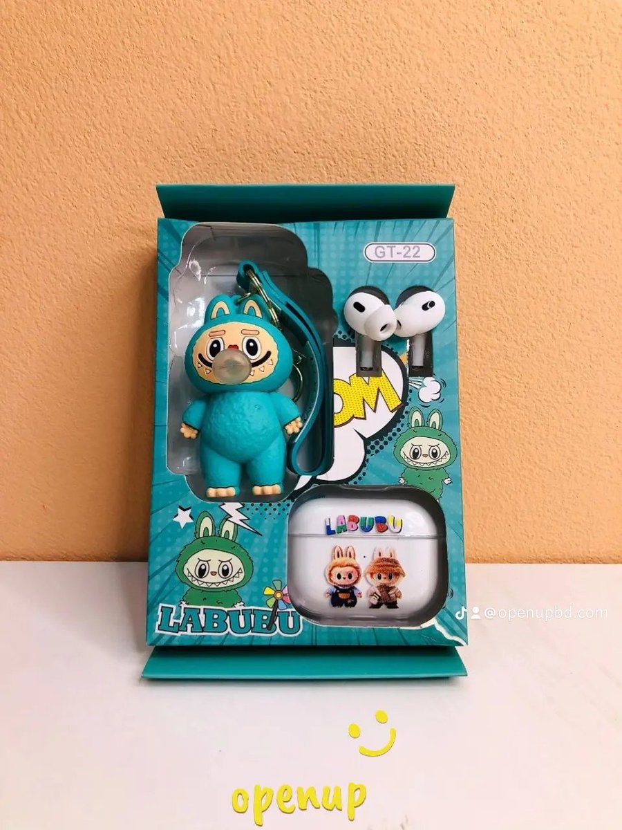 openupbd's tweet photo. LABUBU GT-22 Cute Wireless Earbuds Set 🎧 https://t.co/ktZtH6PvP9