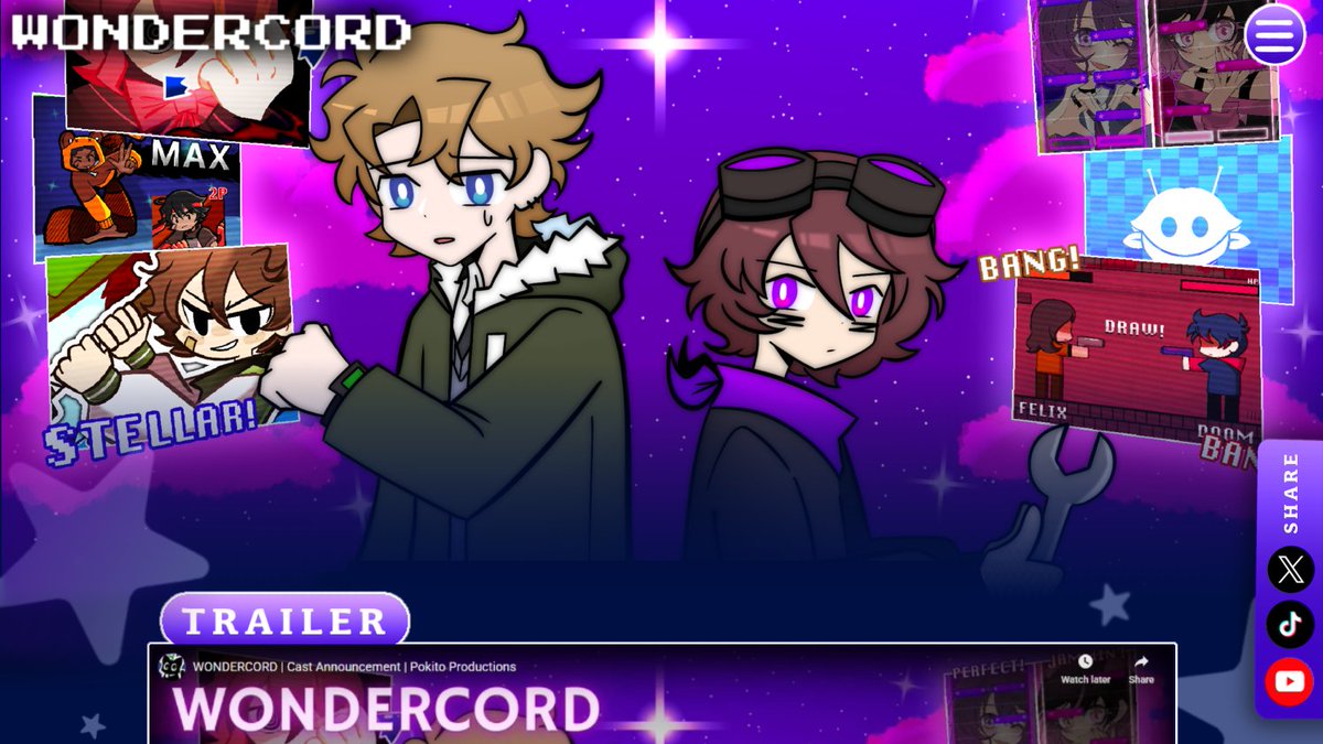Pokito_Pro's tweet photo. some concepts of what a redesigned #WONDERCORD website could look like! [current --> concept]
artist: @_rotogi https://t.co/kCousg6XyC