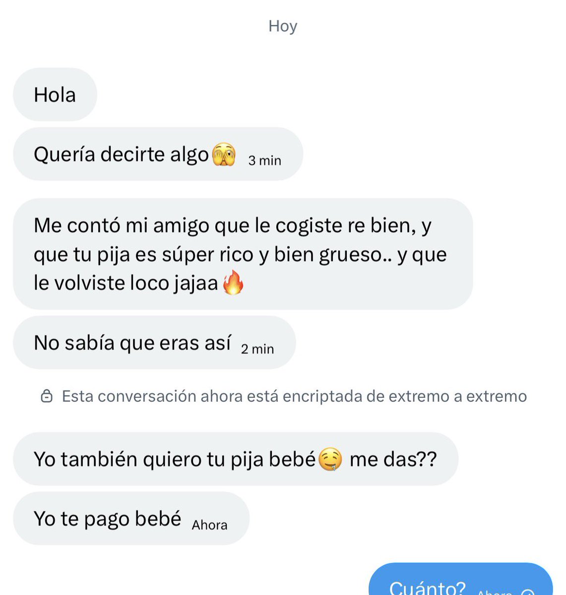 deividbri's tweet photo. el único mensaje que esperaba😍😍 https://t.co/h9H8MK5I4h