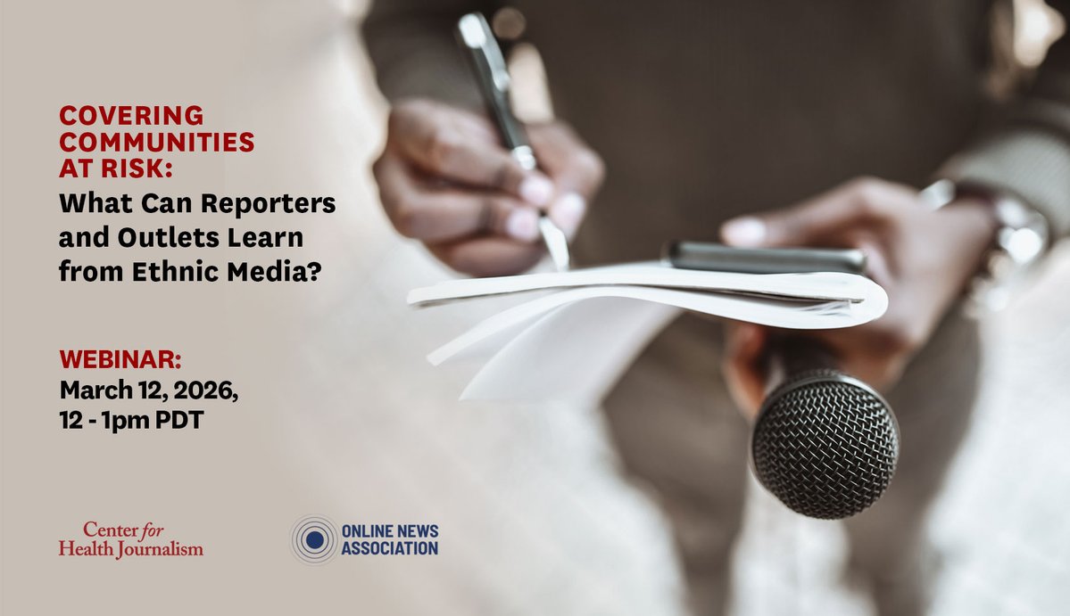 USC Center for Health Journalism tweet media