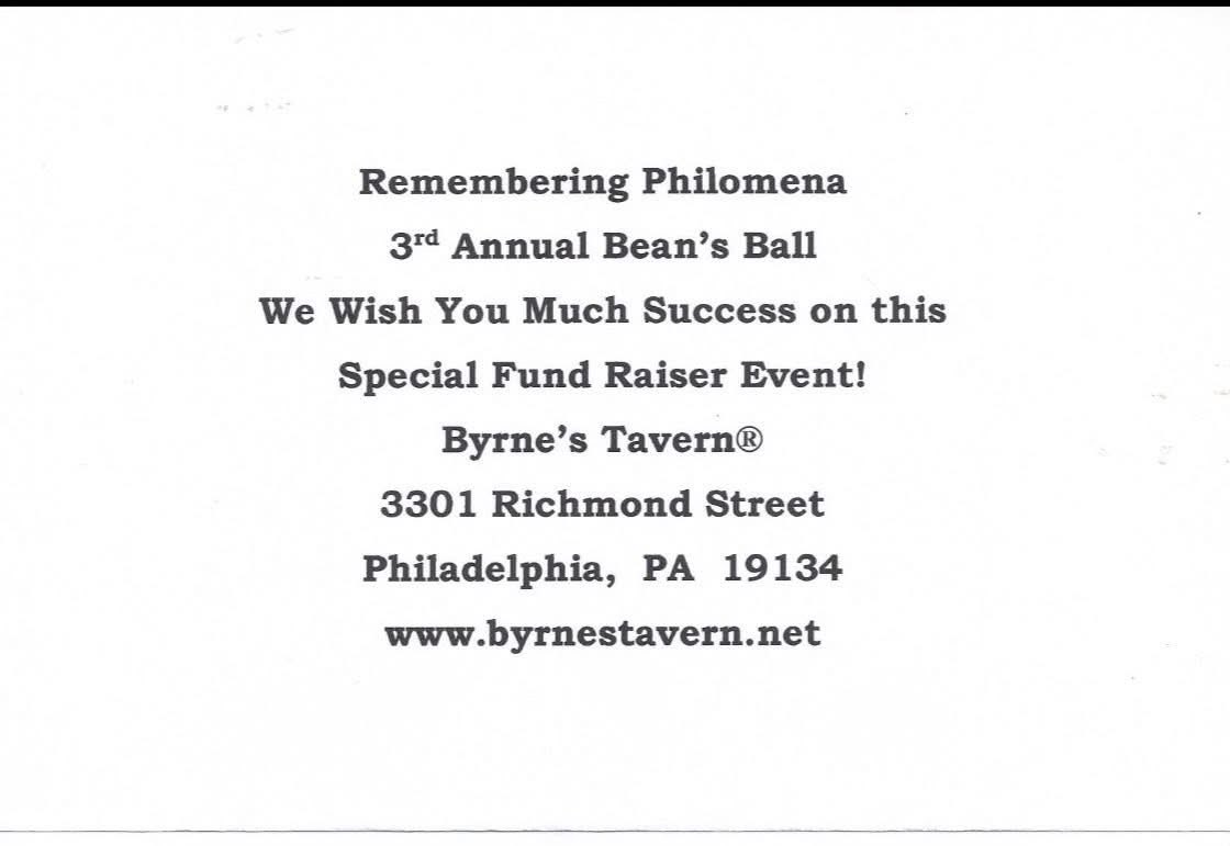 Stormtheheavenz's tweet photo. Thank you, Byrne’s Tavern for supporting our fight against DIPG by purchasing an ad in the Bean’s Ball 2026 event book.   

There is no cause greater than the fight for our children’s right to grow up to be adults. 

#StormTheHeavens #PrayLikePhil #CrushDIPG #WeMustDoBetter #EveryoneVsChildhoodCancer
#BeansBall2026