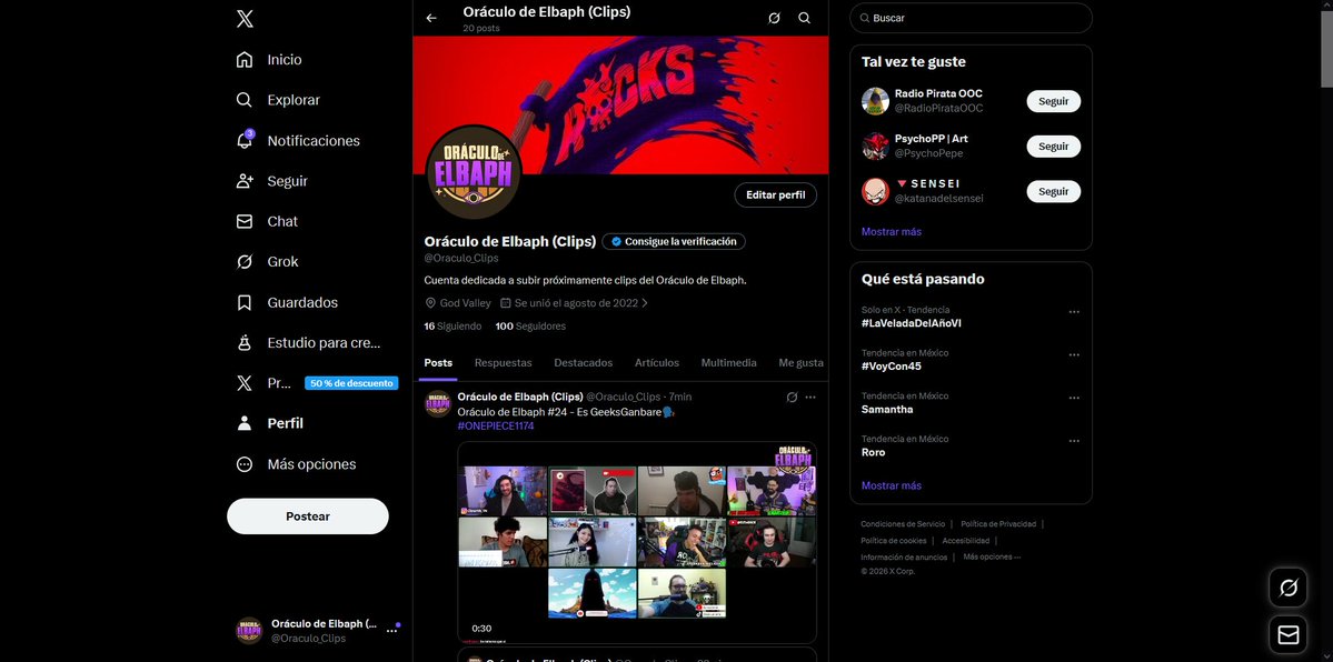 Oráculo de Elbaph (Clips) tweet media