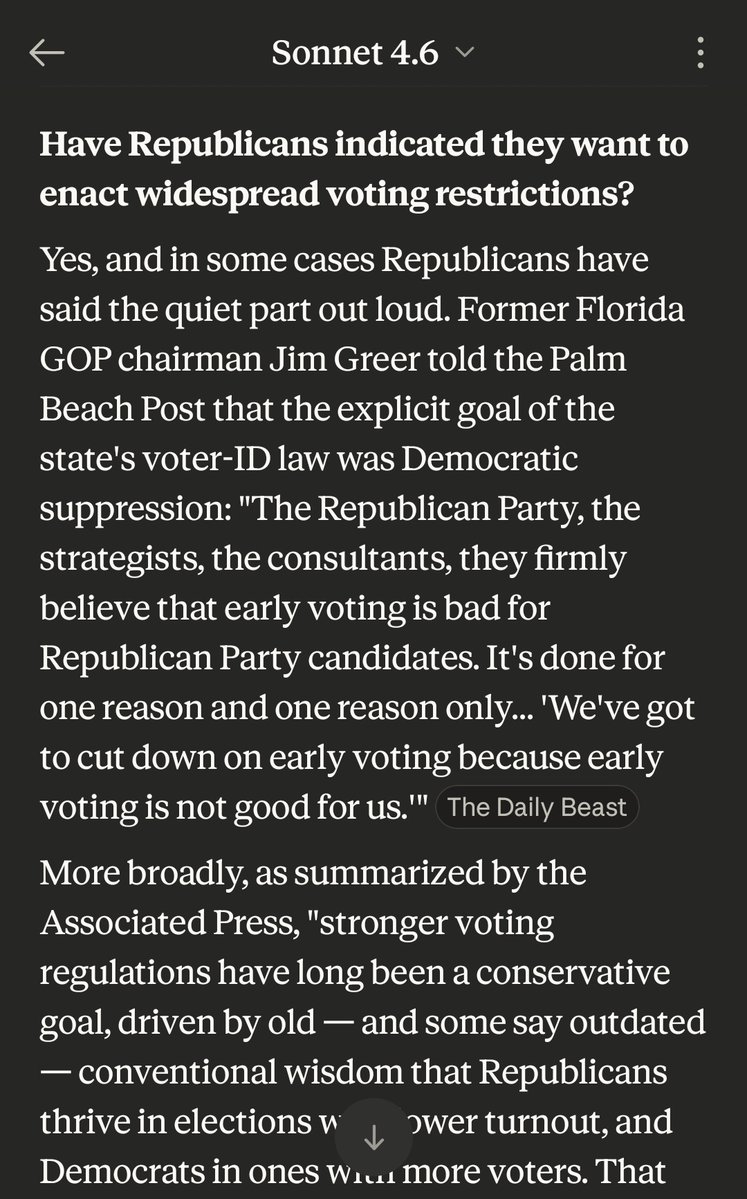 <a href="/elonmusk/">Elon Musk</a> This obsession with Voter ID law is a DECEPTION.

Republicans misrepresent support for voter ID and mislead Americans about its concept and how they want to use it as a selling point for enacting sweeping restrictions.

Voter ID is only one of many restrictive policies that