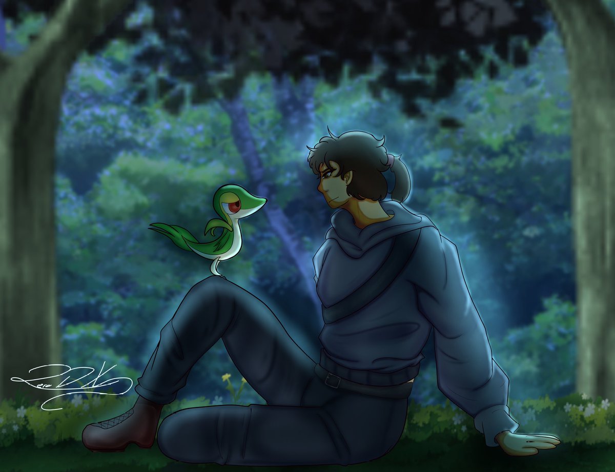 plasma_zero's tweet photo. HAPPY BE LATED BIRTHDAY TO THE BEST POKEMON GAME EVER MADE. I just HAPPY to enjoy these games growing up
#pokemon #pokemonart #pokemonartwork #snivy #oc #originalcharacter #background https://t.co/Axa5ik4FQp