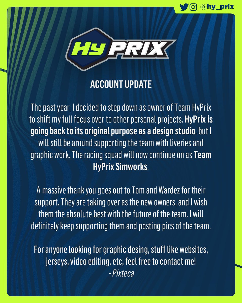 HyPrix Racing tweet media