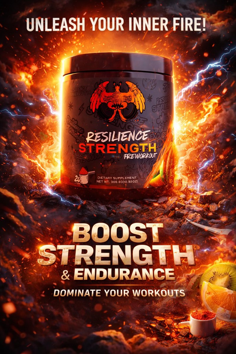 gympower_uk's tweet photo. Incoming: Resilience Strength Pre-Workout - Coming April 2026 https://t.co/kkgfz9ZVtO