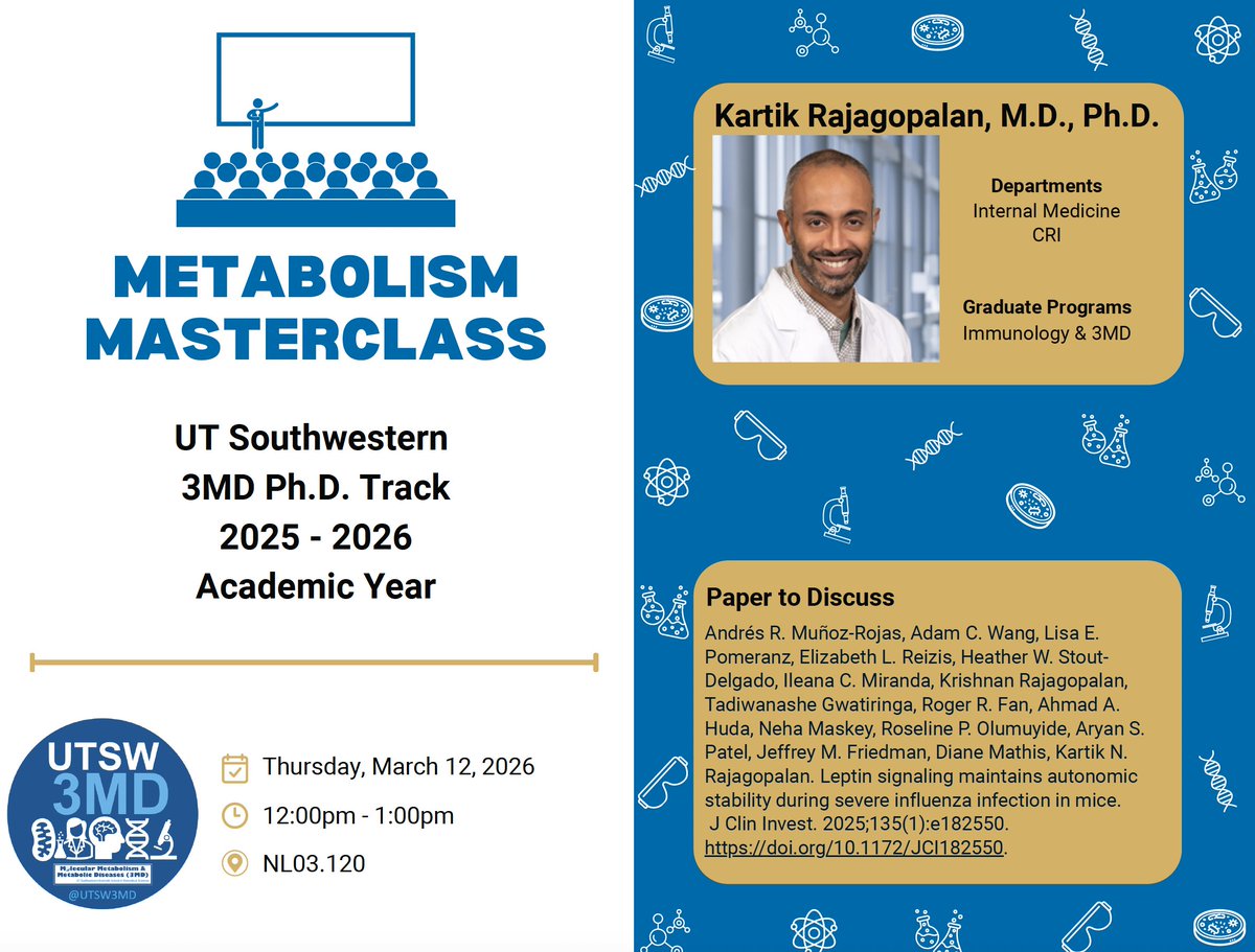 UTSW 3MD Graduate Track tweet media