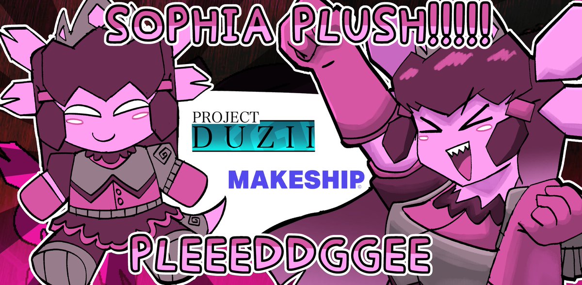 Forsaken_News's tweet photo. 🚨News🚨

"This is Sophia, the princess of the dazed and now the princess of your bedroom!!! don’t let her bite you!!!"
The Sophia Plush Petition has released, you can now pledge to make her real! 🩷

Made by: @oryni_osome!

|https://t.co/MOtJwQEpMG|

#PROJECTDUZII https://t.co/xuFyIFakrx