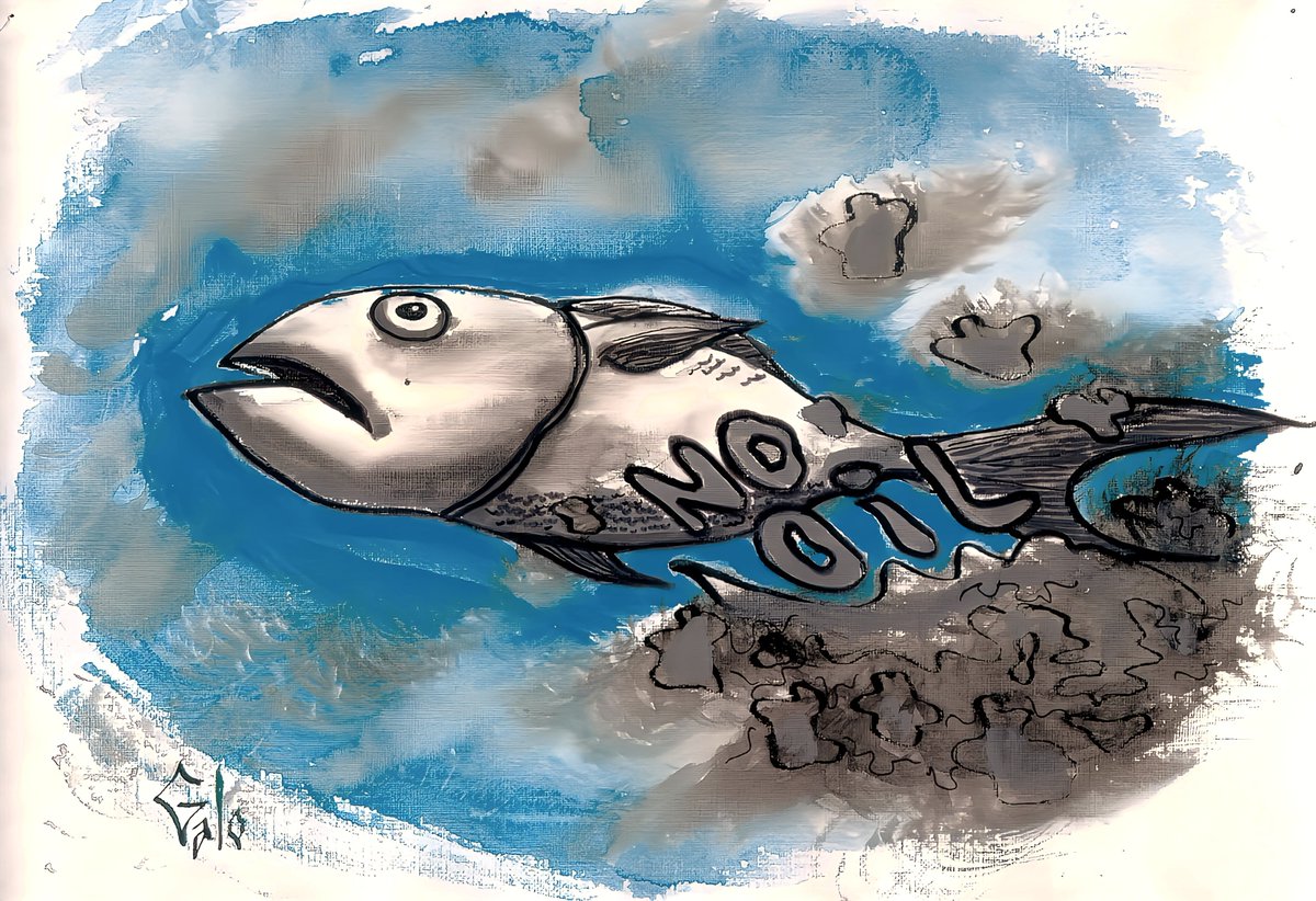 Mi contribución gráfica por un océano más limpio. El arte también tiene voz en la defensa de nuestro entorno. 🌊🚫🛢️
¿Qué opinan de esta pieza? Los leo.
<a href="/Greenpeace/">Greenpeace International</a> <a href="/GreenpeaceCL/">Greenpeace Chile</a>
#GaloCartoonist #NoOil #ArteEcologico #ComicArt #NCS