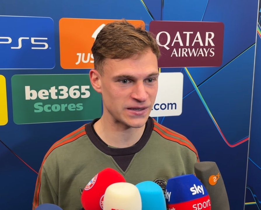 Joshua #Kimmich, à propos de sa suspension pour le match retour : 

« En général, je suis quelqu’un qui veut jouer tous les matchs. Mais compte tenu du résultat du match aller, je pense que c’est gérable. » #ATAFCB