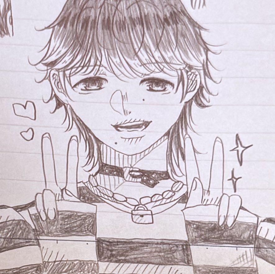 4noitsuki's tweet image. (アナログやけど)初描きWORSTRASH✍️
#WORSTRASH #イラスト