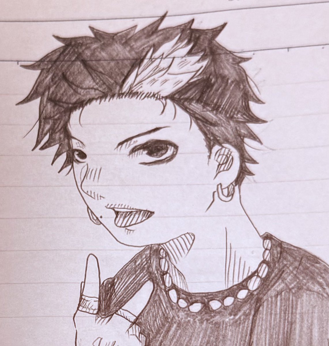 4noitsuki's tweet image. (アナログやけど)初描きWORSTRASH✍️
#WORSTRASH #イラスト