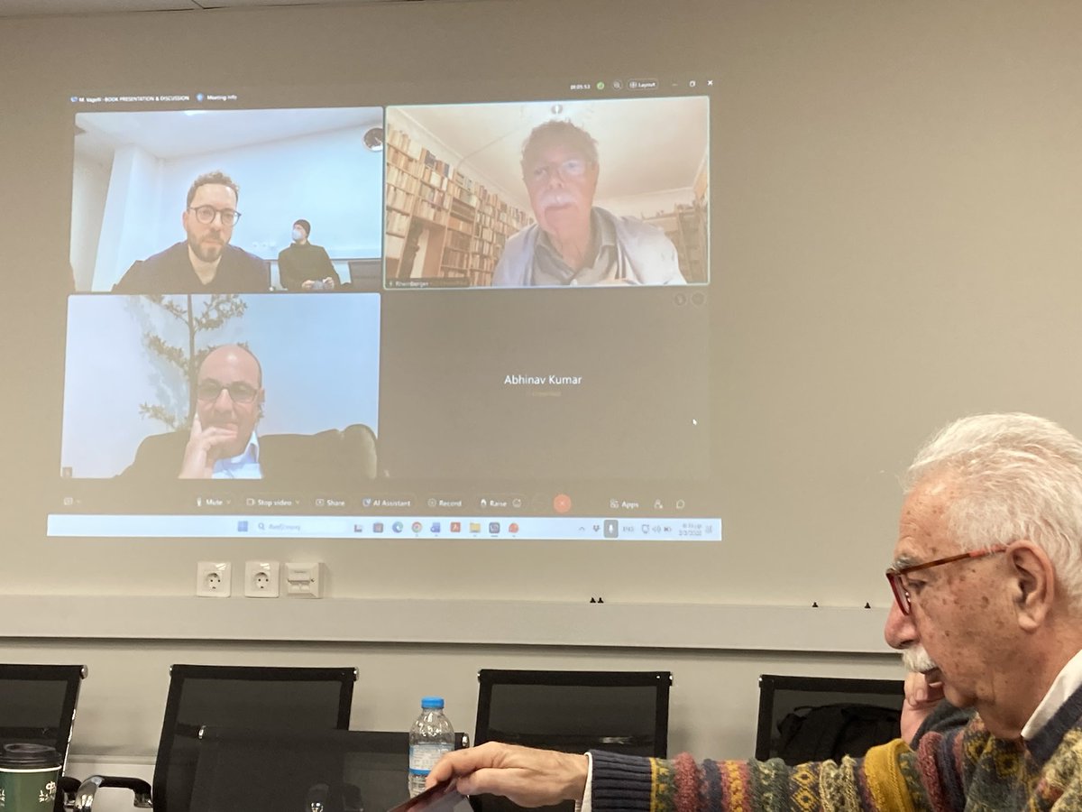 MatteoVagelli's tweet photo. While preparing for tomorrow’s book symposium in Cambridge, I find myself thinking back to the wonderful discussion + the beautiful visit in Athens a few weeks ago. Thank you to all the great discussants, the organizers and the participants I had the privilege to conversate with! https://t.co/8SfA6wVpdb
