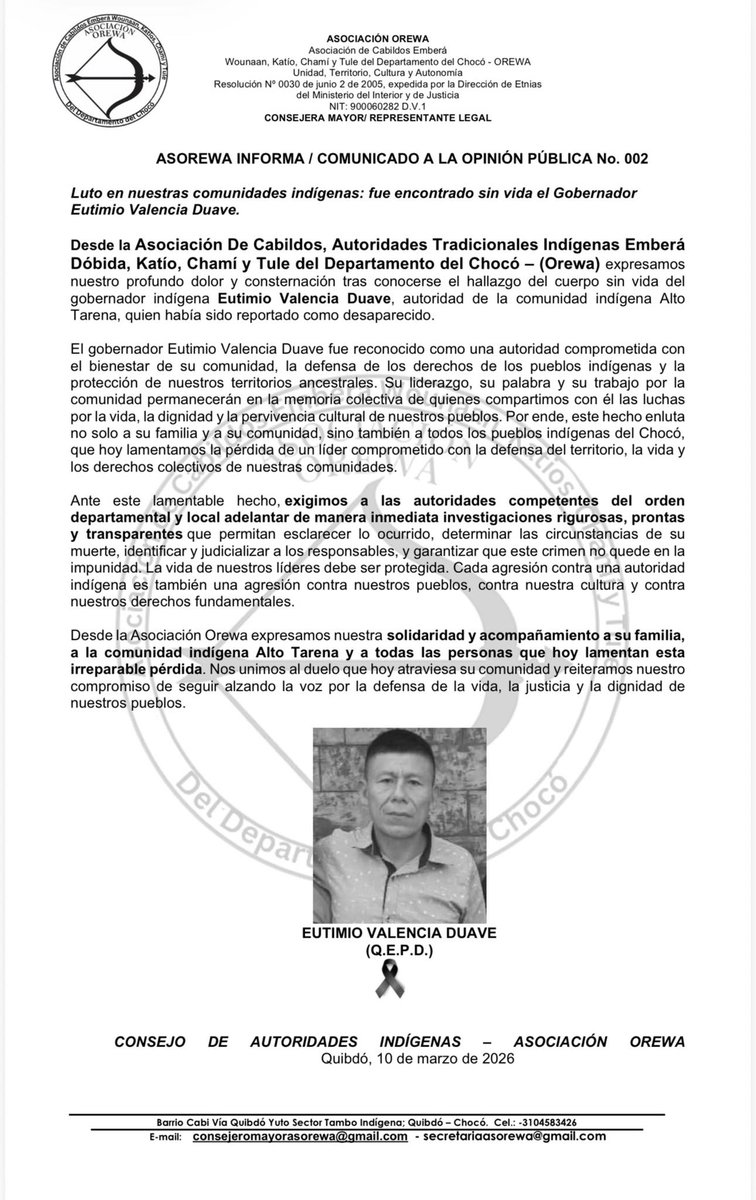 Programa Somos Defensores tweet media