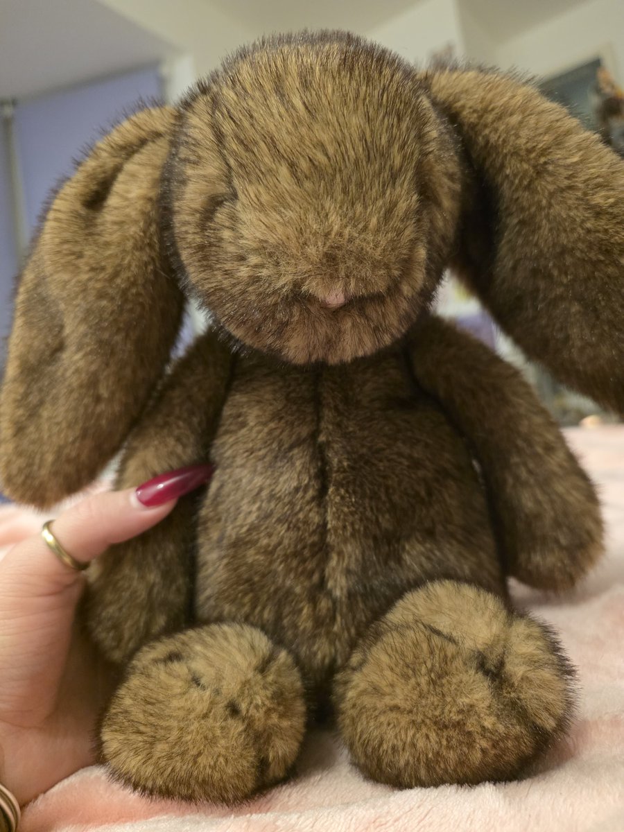 hedon_ism's tweet photo. I got him with a friend a couple weeks ago and keep forgetting to post. 

But, I feel like this is the epitome of the bunny Henry sees in 'To Hell With You.' https://t.co/RjU16baMHp