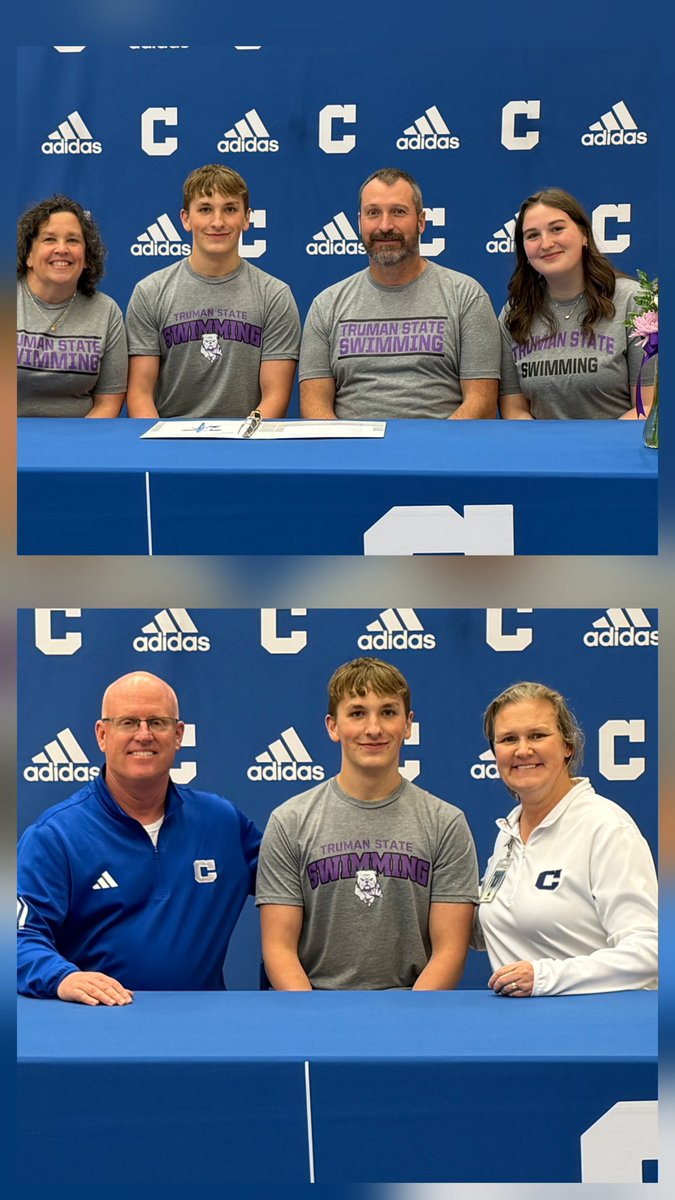 coachbmcbride's tweet photo. Shout out to William Wright. Family, Coaches, Teammates and Friends came out to celebrate Will's signing day. Next year, he will join the Truman State Swim Team as he continues his education and swimming career. Congratulations Will. https://t.co/29PwT2M6K5
