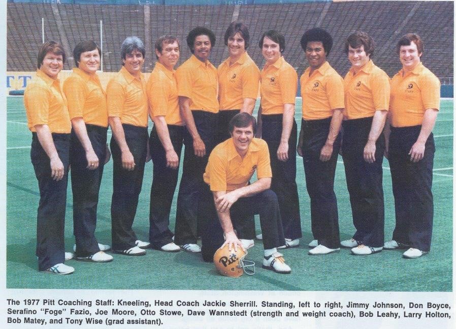 PittsburghHOF's tweet photo. Indeed and here’s one of the all-time great coaching staffs!  #LetsGoPitt #H2P https://t.co/2fKklhl55K