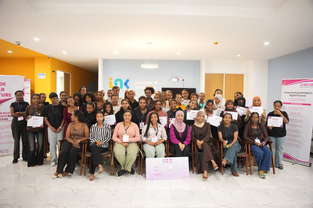 yostina_abera's tweet photo. The past weekend, I had a privilege to participate in Code Her future 48-hour hackton. It was an awesome experience to meet such a vibrant community.
Thanks to innobiz-k Ethiopia and CHECHE for preparing this hackton. What IWD.
#IWD #hackton #hack https://t.co/1xHw2Vkuhd