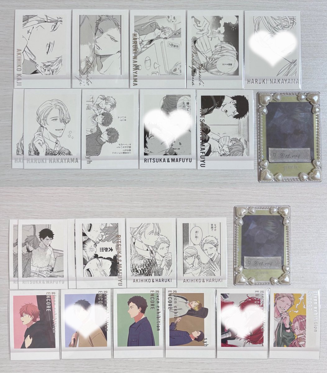td_nxq's tweet photo. @x_ ꒰ 交換 ꒱ ギヴン展 ENCORE ぱしゃこれ

譲⌇画像①〜②

求⌇画像③

▫️郵送のみ
▫️特典秋春は同種しずらぎとの交換
検索からもお声掛けお願い致します🍒♡ https://t.co/KJDiPp83cD