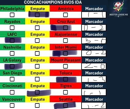 Master League MX tweet media