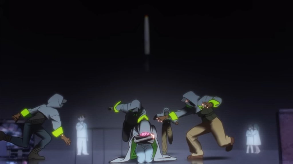 sua singing "We head to the distant star below" as mizi’s making her decision, and mizi answering with "At last, we reach the star below" after her work is done