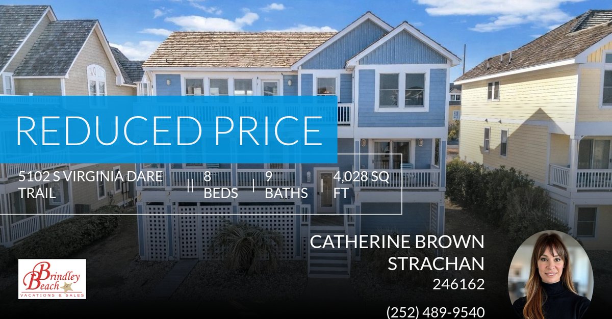 obxcatabc's tweet photo. 📍 Reduced Price 📍 This recently reduced home at 5102 S Virginia Dare Trail Lot 11 in Nags Head won't last long, so, don't wait to set up a showing! Reach out here or at (252) 489-9540 for more information!

Catherine Brown Strach... https://t.co/VU3gCJ4KDT https://t.co/crALFmcNoO