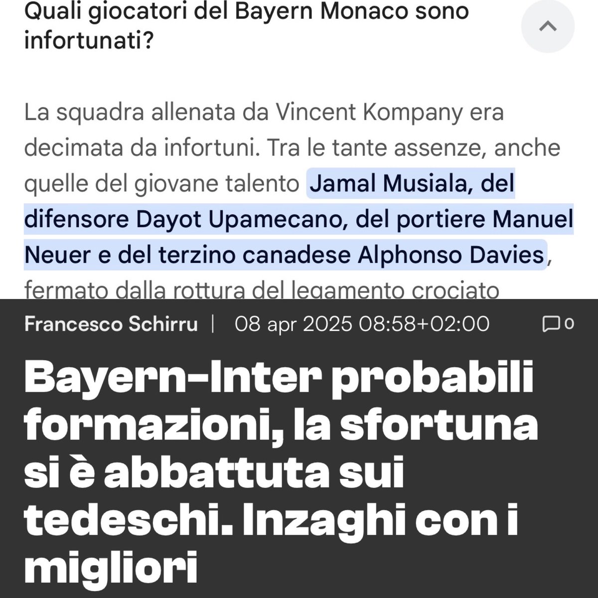 Fabio Bergomi tweet media