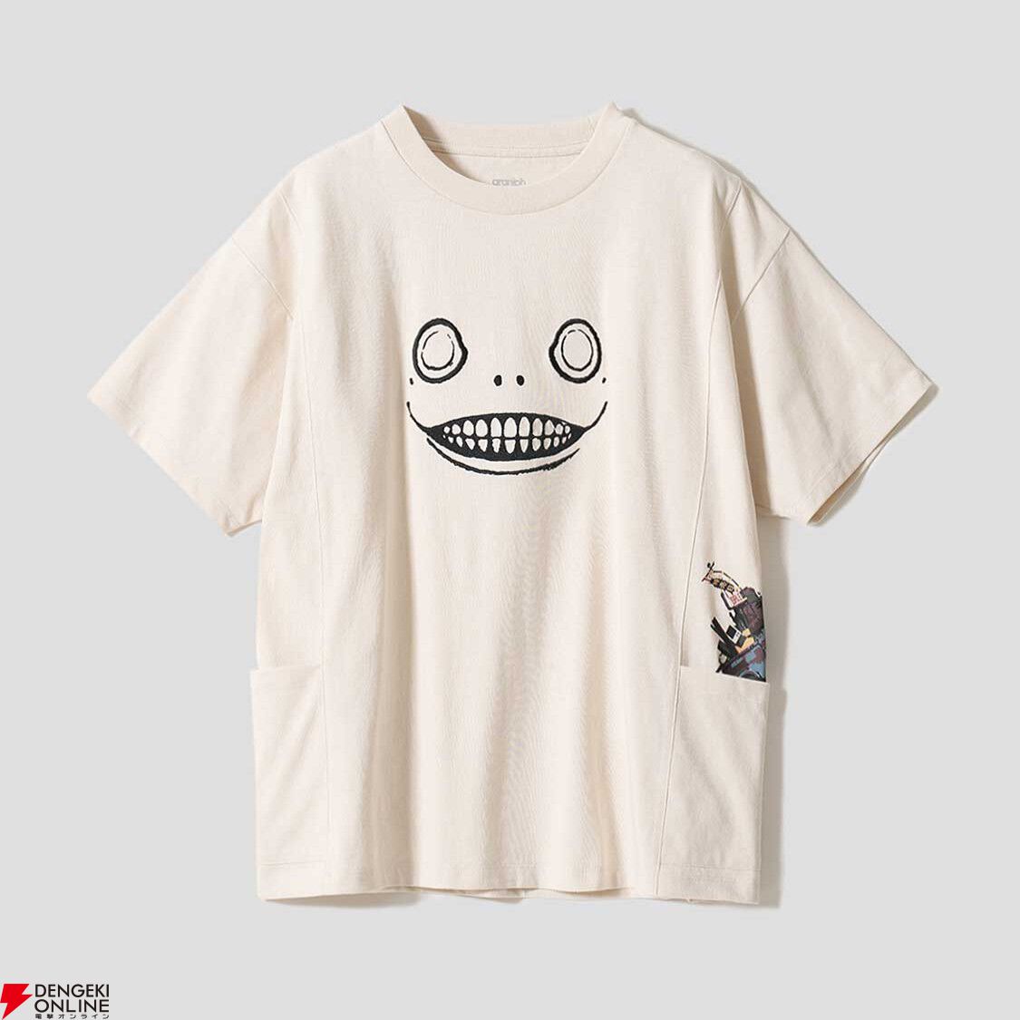 ニーア オートマタ』エミールが大胆に描かれたTシャツが登場。着るため