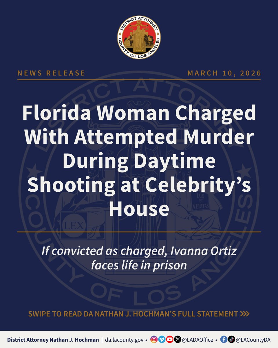 Los Angeles County District Attorney’s Office tweet media