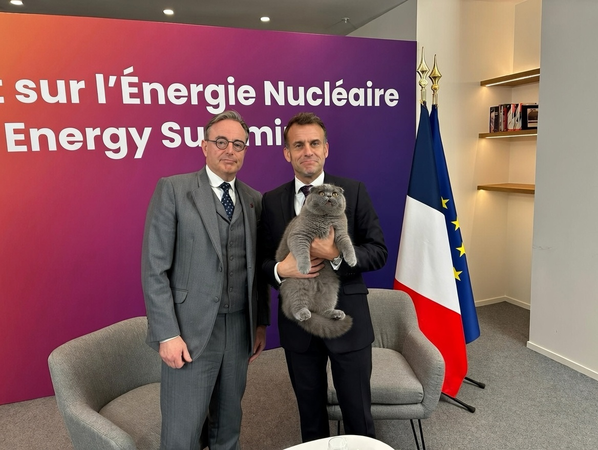 MaximusTPulcher's tweet photo. Oh shit, I think Macron loves me. 🇫🇷 https://t.co/q7ohHM9Vt6