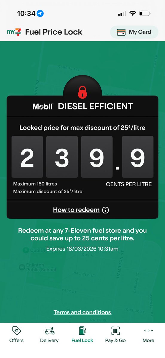 AimiL33's tweet photo. Decided to finally take advantage of 7/11’s fuel saving feature on the app 🤯 https://t.co/5HPchPiUPP