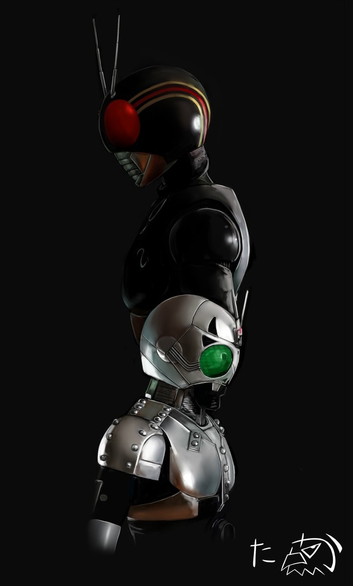 ta_ka270's tweet photo. #イラスト #模写 #仮面ライダーBlack #仮面ライダー #仮面ライダーブラック　＃シャドームーン https://t.co/pbCCbLW3Rm