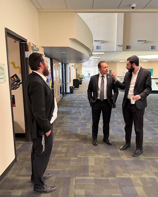 LazForNevada's tweet photo. Thank you Rabbi Levi Wilhelm &amp; Rabbi Mendy Harlih for hosting me at Chabad of Southern Nevada and Desert Tora Academy. 

It’s inspiring to see the work they do and hear from the students - our future is in good hands! https://t.co/93yaxJIbHU