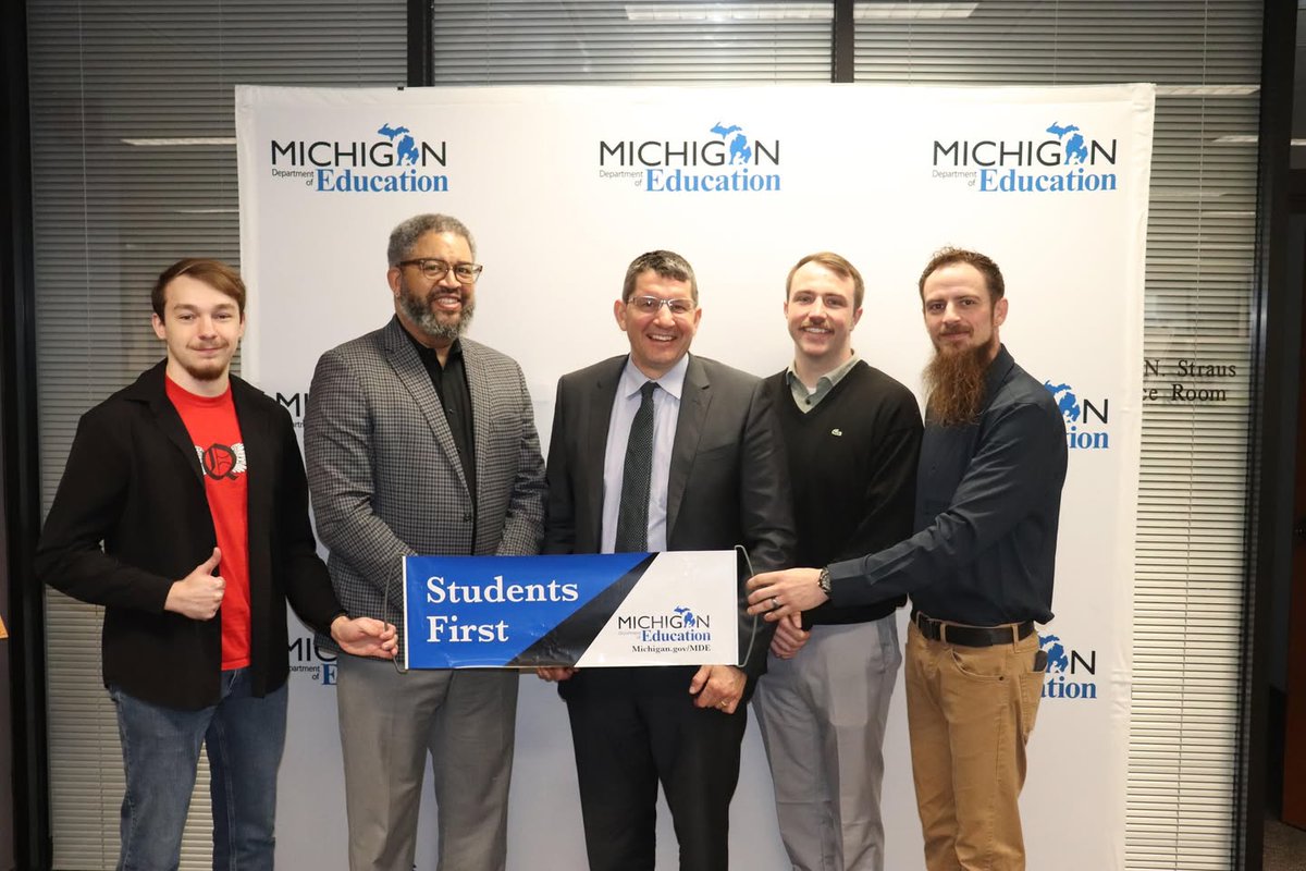 mieducation's tweet image. During today’s State Board of Education meeting, a presentation centered on Alternative Pathway to Graduation was carried out. Quest High School of the North Branch Area Schools was featured. #StudentsFirst @DrMaleyko