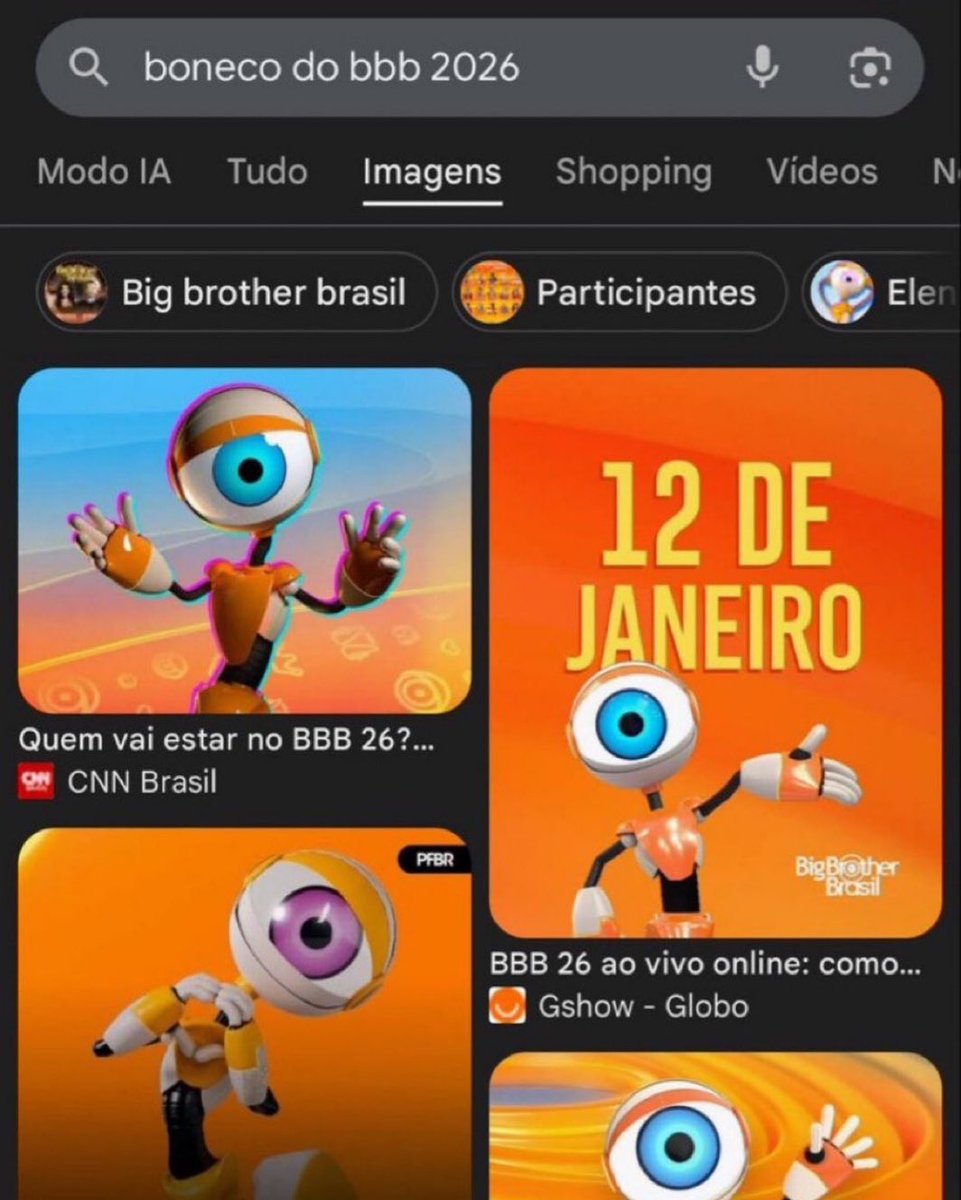Coitado do boneco… até o Google já colocou ele no congelador. 🧊😂 #BBB26