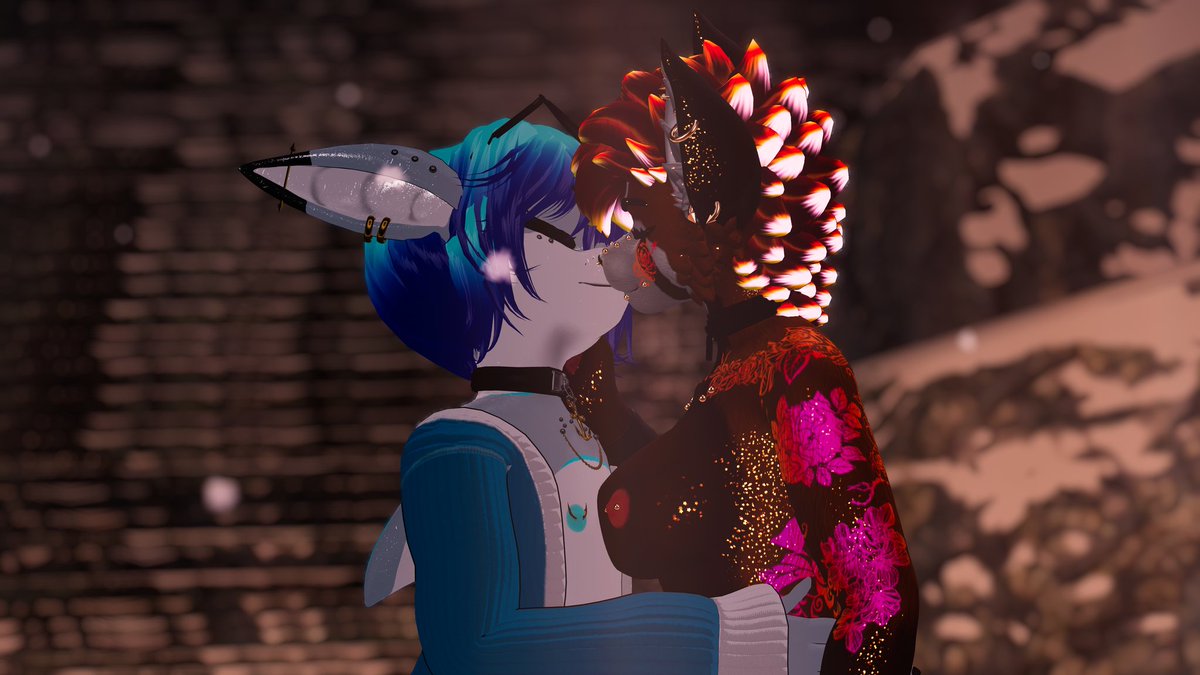 FirePhoenix140's tweet photo. Snowy kisses and cozy wishes https://t.co/DdsXTZQuSq