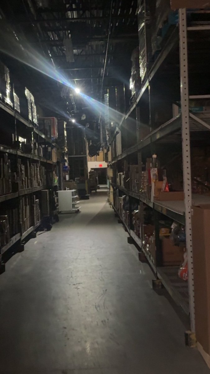 MalwareProgram's tweet photo. I can officially say, Walmart is terrifying without power https://t.co/bKLVXuahkY