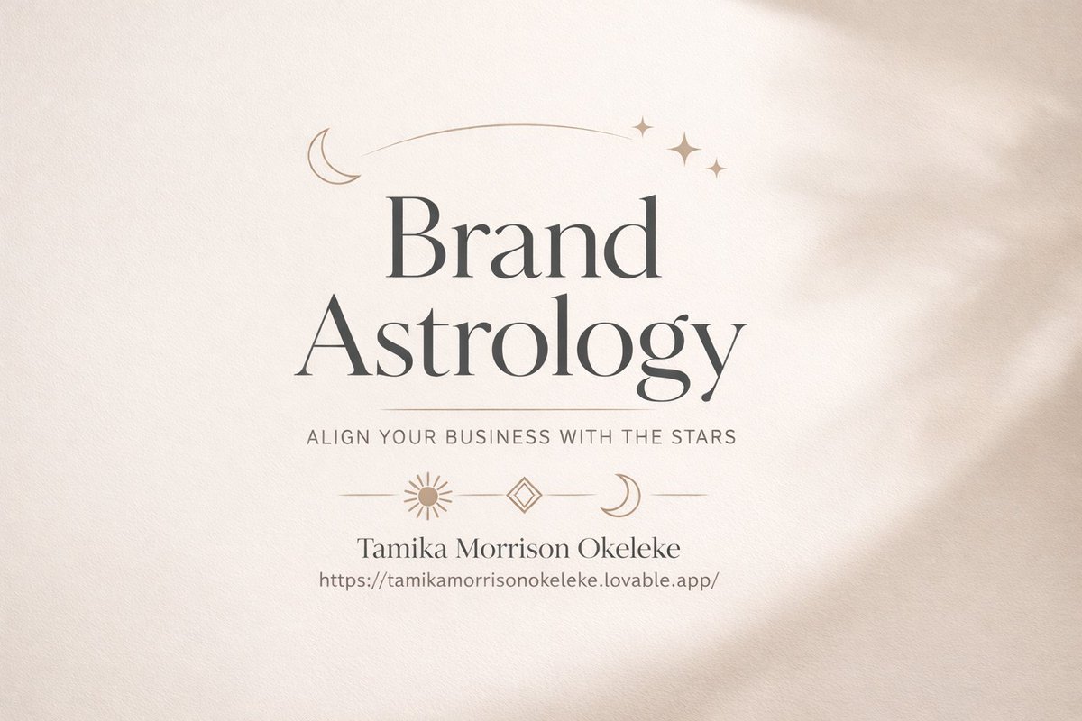 TAMIKA MORRISON OKELEKE -FOUNDER, COMMS EXPERT tweet media