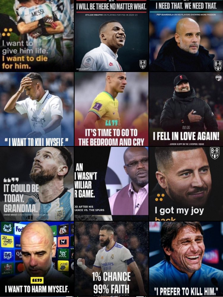 football twt fell off after we stopped using these memes