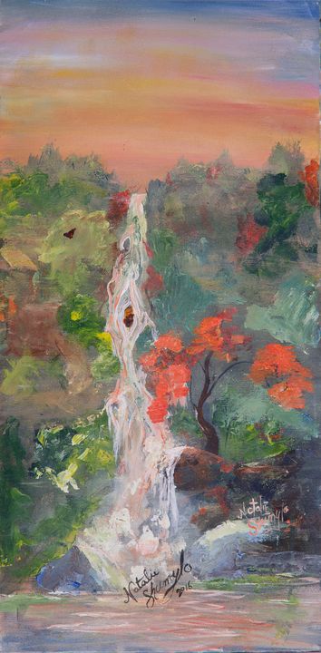 Art of the Day! ""rushing falls"". Buy at: ArtPal.com/MSHOPEART?i=13…