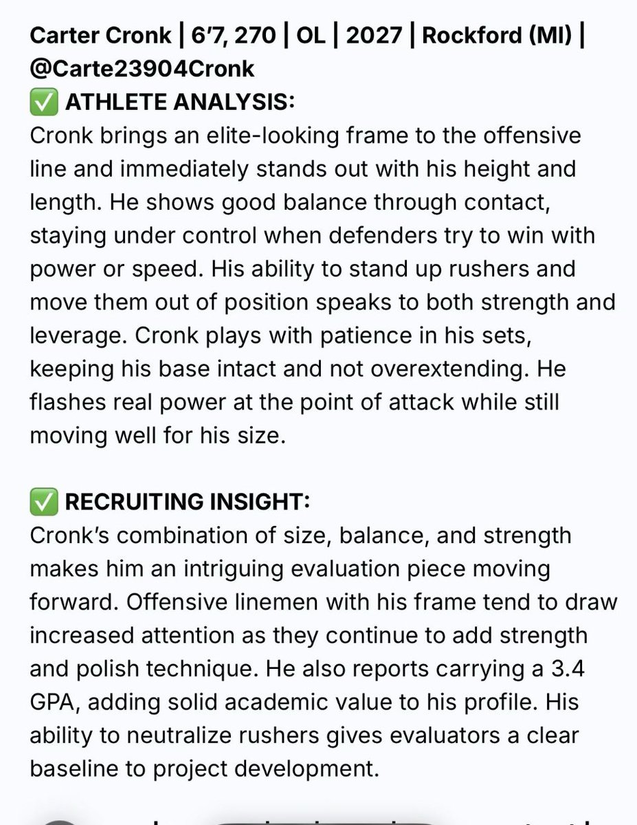 Thank you <a href="/PrepRedzoneMI/">Prep Redzone Michigan</a> and <a href="/sixstarfootball/">Six Star Football | PLUS+</a> for the rankings.