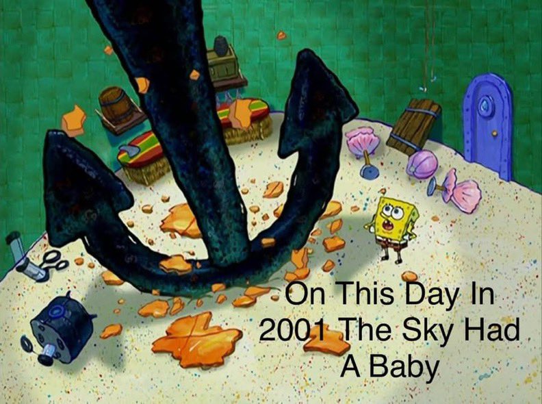 onlydayrepost's tweet photo. 25years Ago today 
The Sky Had a Weegee! https://t.co/wOy8LaMYB5