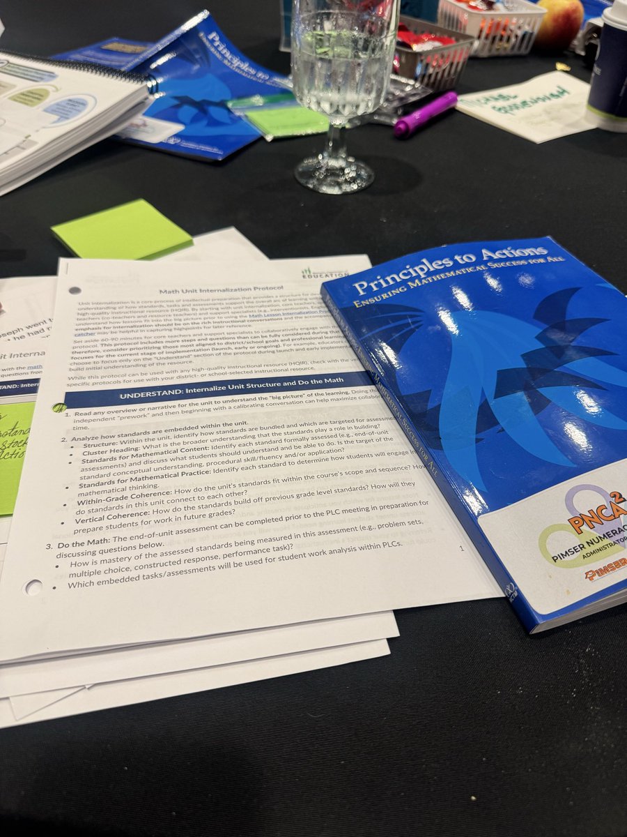 MsKimberlyFitch's tweet image. It was a great day of learning at the Numeracy Counts for Administrators Academy. Unit Internalization of our HQIRs is game changing for everyone! #PIMSER