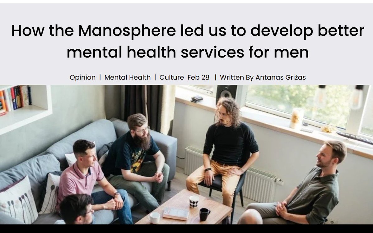 <a href="/Gynocentrism/">Peter Wright</a> <a href="/IrishTimes/">The Irish Times</a> It looks like taking a negative view, from what I have heard. I hope the documentary takes a more balanced view because there is no doubt that men can find valuable support / community online e.g. centreformalepsychology.com/male-psycholog…