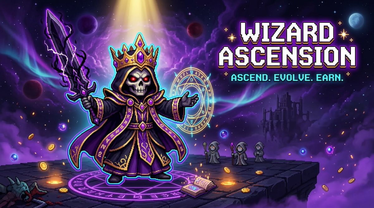 WizardAscesion's tweet photo. Started as a broke apprentice with a cracked staff.
Now I'm an Archmage farming SOL in my sleep 🧙‍♂️💀
The grind is real. The rewards are realer.

https://t.co/teYQbOo096

#Solana #SOL #Web3Gaming #GameFi #PlayToEarn #CryptoGaming #IdleGame #PassiveIncome #SolanaGames #Web3 #Crypto #P2E #NFTGaming #SolanaEcosystem #WizardAscension #DarkFantasy #PixelArt #CryptoTwitter #altcoin #WAGMI