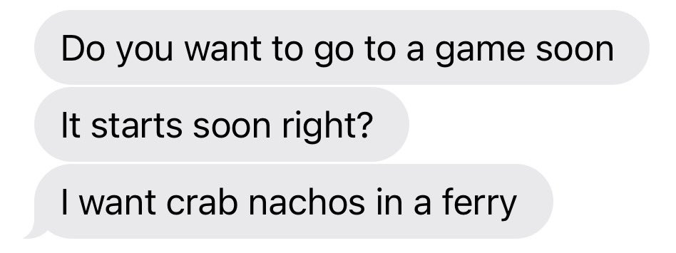 haileyarobin's tweet photo. already succeeding at getting people who don’t care about baseball out to a game https://t.co/3tQ9YBAIwK